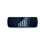 custom jewelry for sister – blue tungsten signal strength bars wedding band