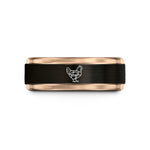 personalized thank you presents – black & rose gold tungsten chicken cuts diagram wedding band