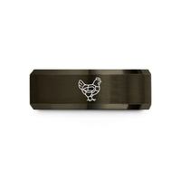 personalized thank you presents – gunmetal & rose gold tungsten chicken cuts diagram wedding band