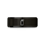 gratitude keepsakes for partners – black tungsten spray adhesive can wedding band