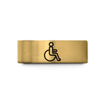 tungsten rings for him – gold tungsten wheelchair symbol wedding band