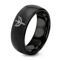 swatch color sample for Angel Sword Wings ring style 01