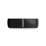 engraved rings for couples – black tungsten flute wedding band