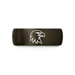 mens black metal rings – gunmetal & black tungsten eagle wedding band