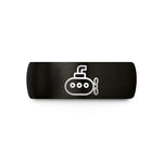 mens black gold band – black & gold tungsten submarine wedding band