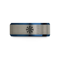 blue black him rings – black & blue & gray tungsten helm awe wedding band