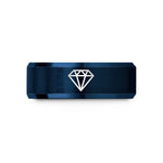 blue black ring design – black & blue tungsten ruby wedding band