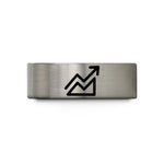 tungsten carbide ring her – black & gray tungsten contour index line wedding band