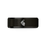 men wedding bands tungsten – black tungsten skull raven wedding band