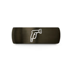 tungsten step bevel ring – gunmetal & black tungsten hose nozzle wedding band