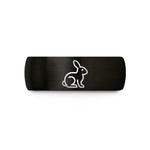 black tungsten ring him – black tungsten rabbit wedding band