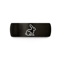 black tungsten ring him – black tungsten rabbit wedding band