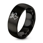 Tungsten Carbide Ring Men – black tungsten moose ring