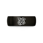tungsten wedding band ladies – black tungsten wyvern wedding band
