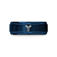 his and hers tungsten bands – blue tungsten antibody y shape wedding band