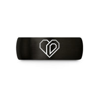 black tungsten rings him – black tungsten binary heart wedding band