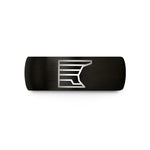 tungsten ring for him – black tungsten shelf road wedding band