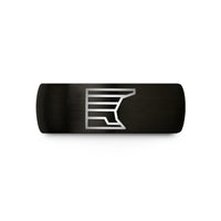 tungsten ring for him – black tungsten shelf road wedding band