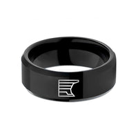 black him tungsten band – black tungsten shelf road wedding band