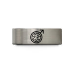 men's wedding band ring – blue & silver tungsten mars wedding band
