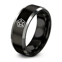 swatch color sample for Stars Pentagon ring style 11