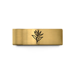 ladies tungsten ring bands – gold tungsten bird of paradise wedding band