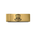 engraved tungsten couple ring – gold tungsten uncle sam hat wedding band