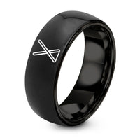 Tungsten Engagement Ring Set – black tungsten chopsticks ring