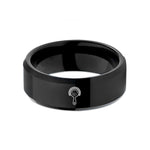 black tungsten rings her – black tungsten hawthorne strainer wedding band