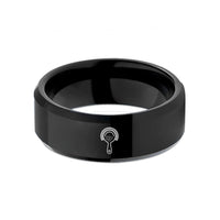 black tungsten rings her – black tungsten hawthorne strainer wedding band