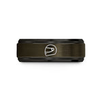 tungsten couples wedding bands – gunmetal & black tungsten full face helmet wedding band