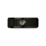 tungsten carbide men's ring – black tungsten scenic overlook wedding band