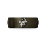 grey tungsten band him – gunmetal & black tungsten scenic overlook wedding band