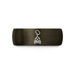 mens wedding bands tungsten – gunmetal & black tungsten fire smoke wedding band