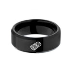 tungsten wedding bands men – black tungsten tamale wedding band