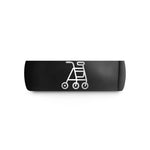 men's tungsten wedding band – black tungsten rollator walker wedding band