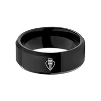 tungsten carbide rings him – black tungsten staff pick wedding band