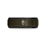 tungsten carbide rings him – gunmetal & black tungsten staff pick wedding band