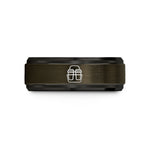 comfort fit rings couples – gunmetal & black tungsten drink carrier wedding band