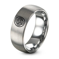 swatch color sample for Spiral Knot Circle ring style 04