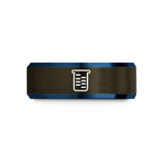 tungsten carbide promise rings – gunmetal & blue tungsten gel electrophoresis bands wedding band