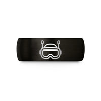 unisex tungsten wedding band – black tungsten fpv goggles wedding band