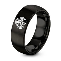 swatch color sample for Woodgrain Knot ring style 03
