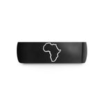 women's comfort fit ring – black tungsten africa silhouettes wedding band