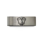 men tungsten brushed ring – blue & gray tungsten thai pads crossed wedding band
