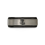 matching tungsten ring set – black & silver tungsten exhaust headers wedding band
