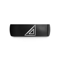 tungsten carbide wedding bands – black tungsten speed square wedding band