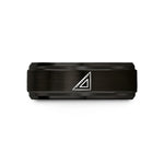matching tungsten bands men – black tungsten speed square wedding band