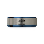 tungsten wedding ring set – blue & grey tungsten los angeles wedding band