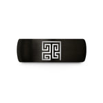 men's comfort fit tungsten – black tungsten hilbert curve wedding band